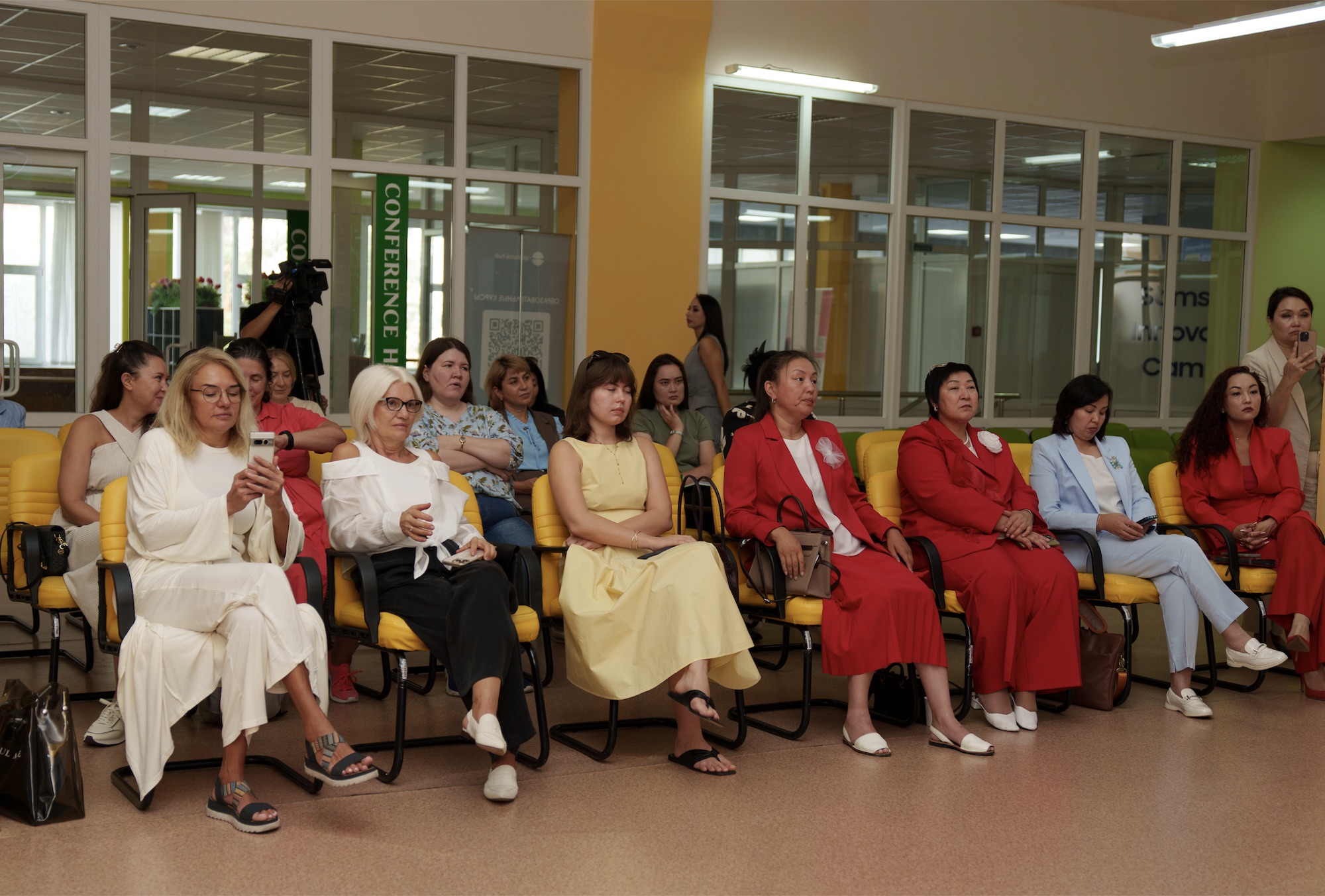 Women in Tech Qostanay participants in the hall